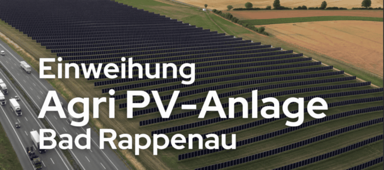 22.9.: Einweihung Agri PV-Anlage Bad Rappenau